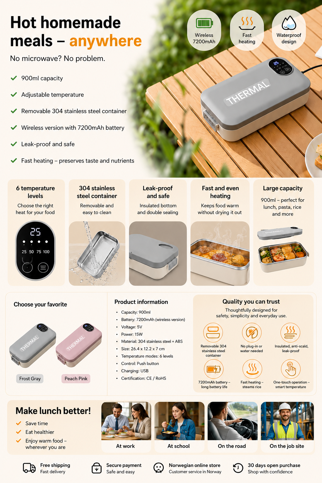 ThermaGo™ Portable Lunch Box
